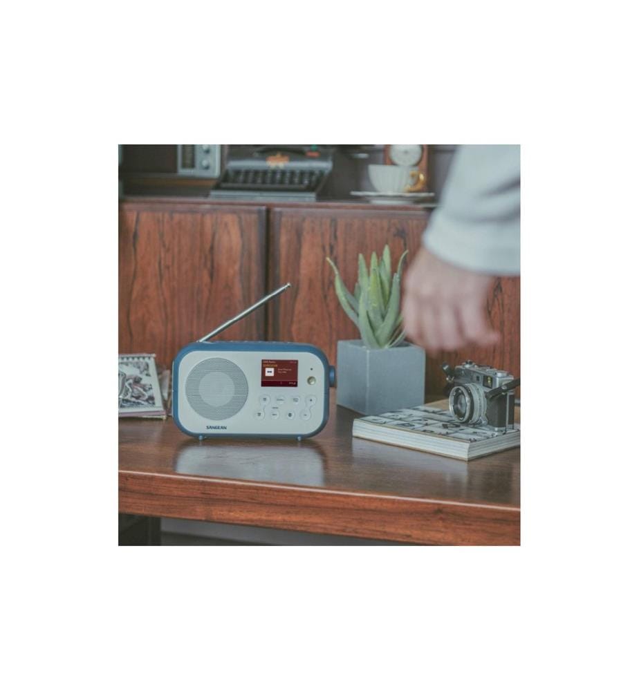 SANGEAN - Radio DPR-42BT Blau/Weiss