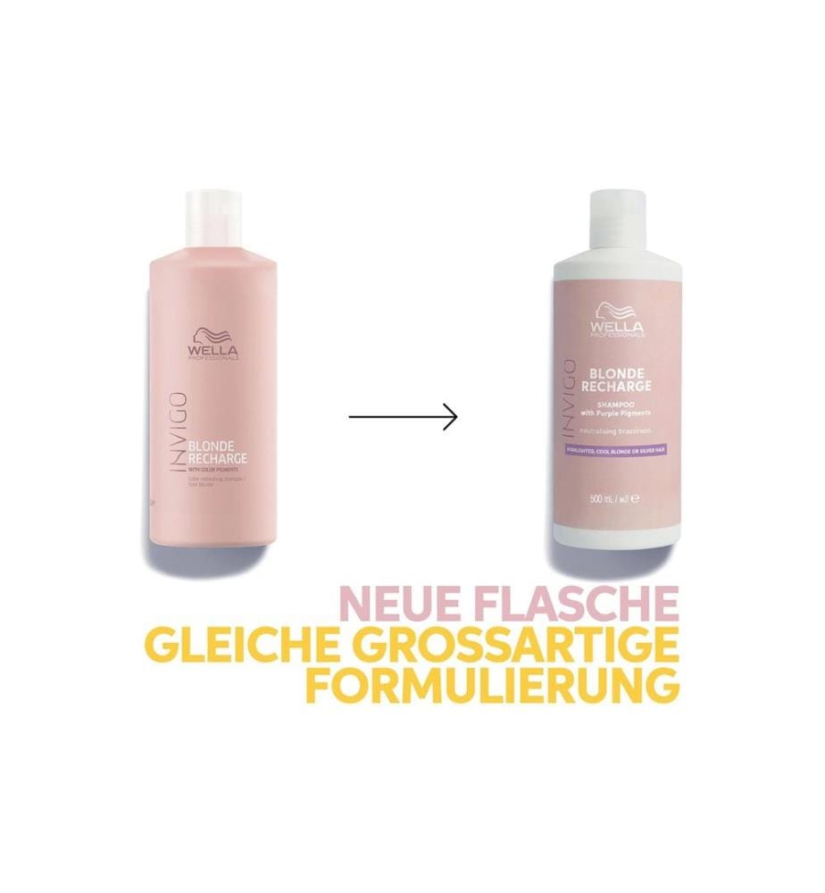 wella - Invigo Blonde Recharge Shampoo 500 ml