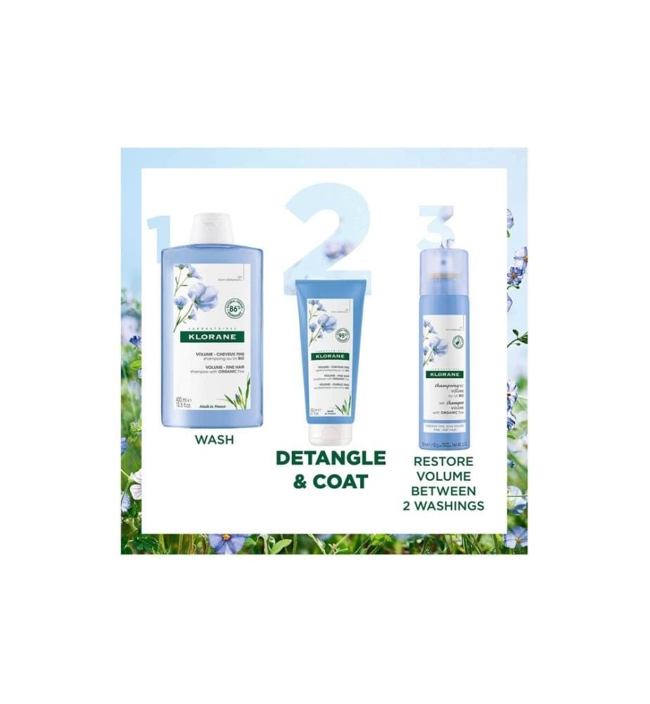 KLORANE - VOLUME Conditioner mit Flachsfasern 200 ml