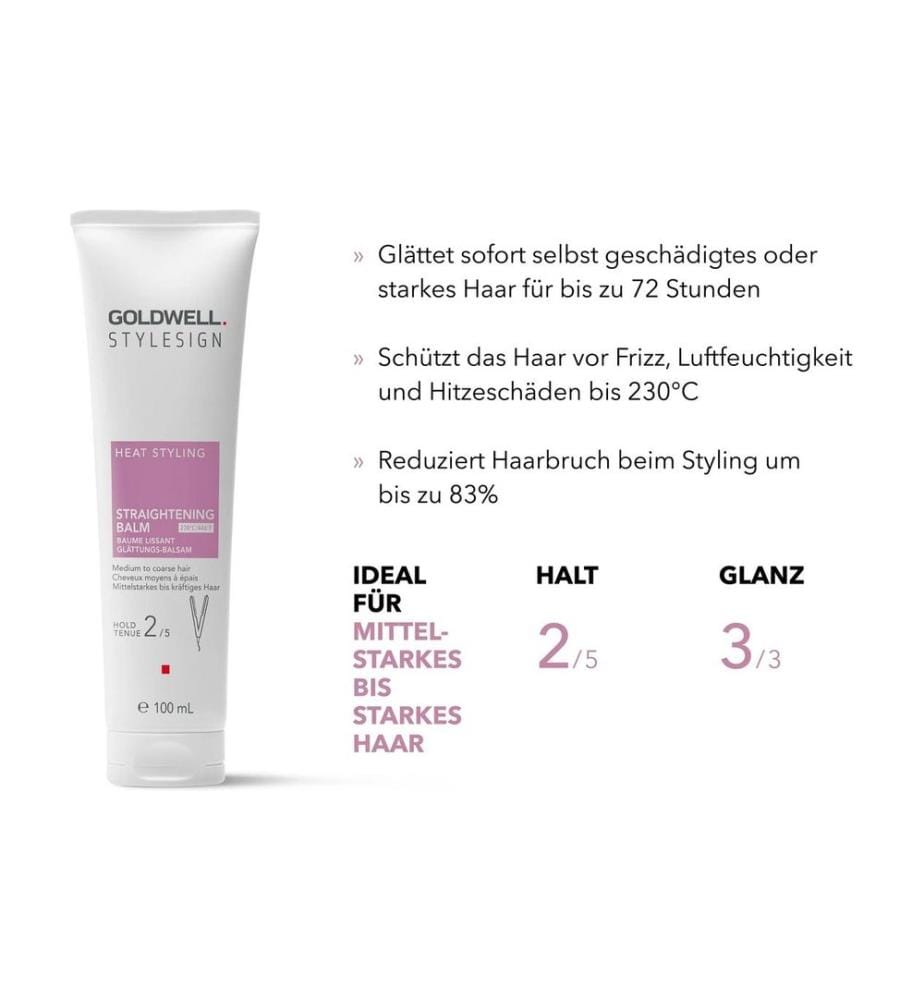 GOLDWELL - Heat Styling Straightening Balm 100 ml