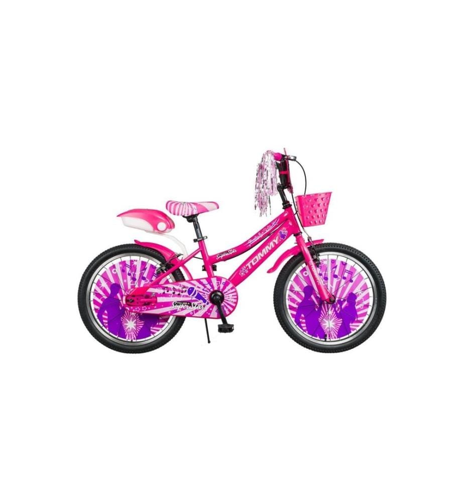Bike Pink Frame: 100% HI-TEN STEEL
