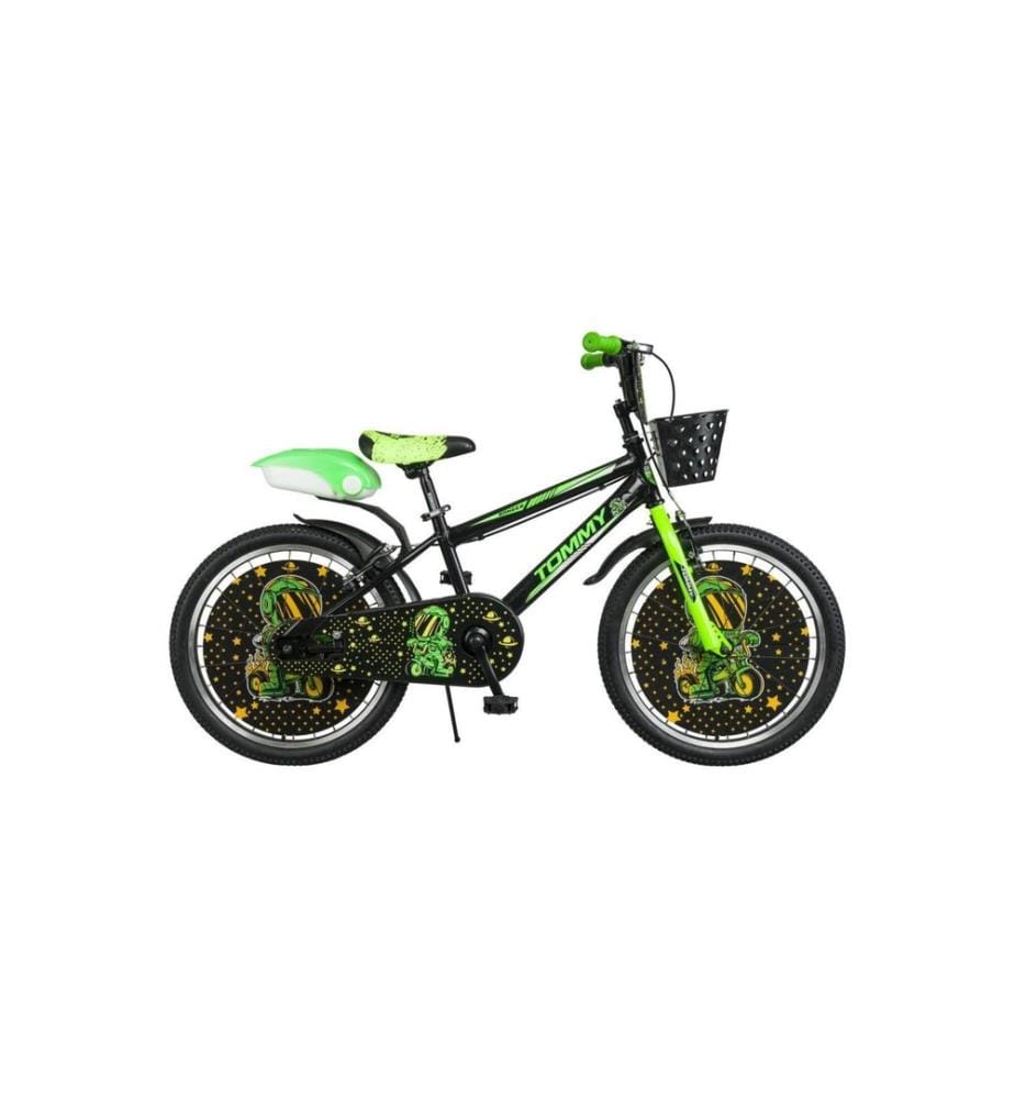 Bike Green Frame: 100% HI-TEN STEEL
