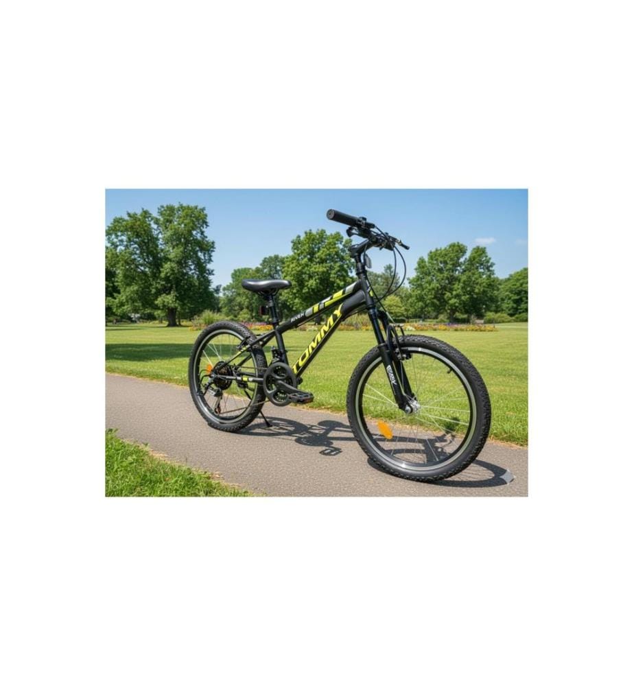 Bike Yellow Frame: 100% HI-TEN STEEL