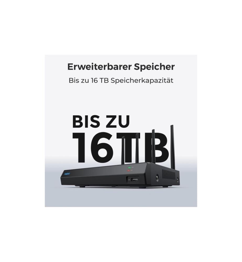 REOLINK - Netzwerkrekorder RLN12W 2 TB, 12 Kanal