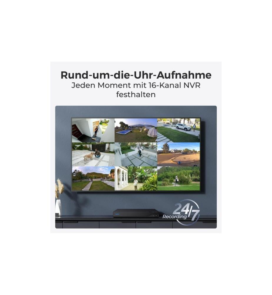 REOLINK - Netzwerkrekorder NVS16 4 TB, 16 Kanal