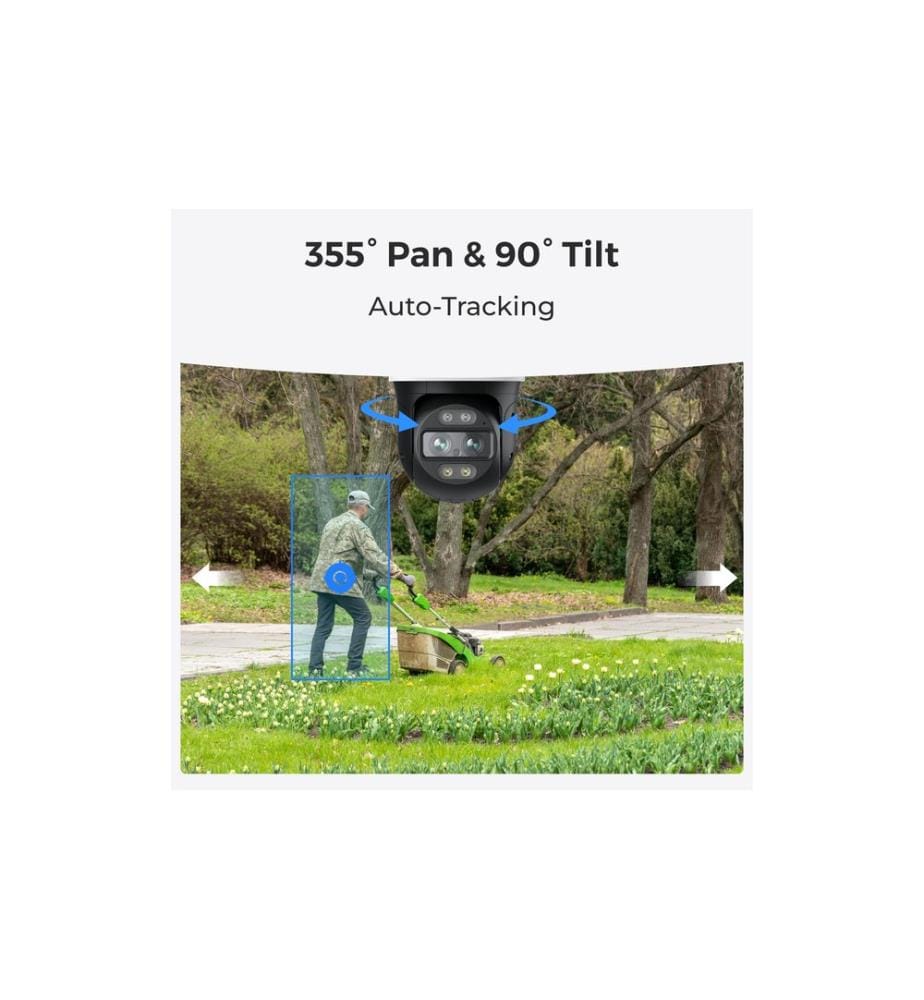 REOLINK - Caméra réseau Trackmix W760 4K PTZ + 64 Go