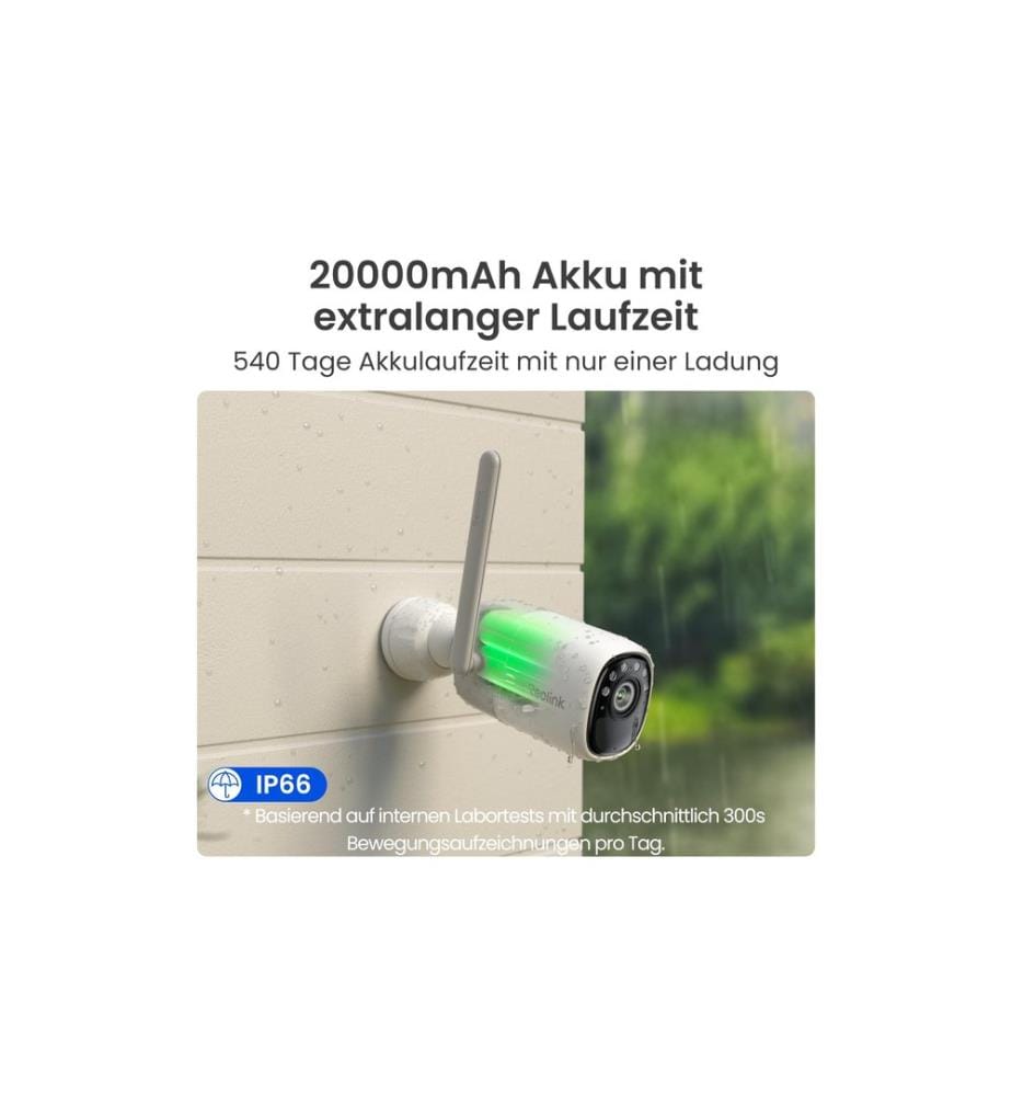 REOLINK - Caméra réseau Altas B630 2K Wifi panneau solaire inclus