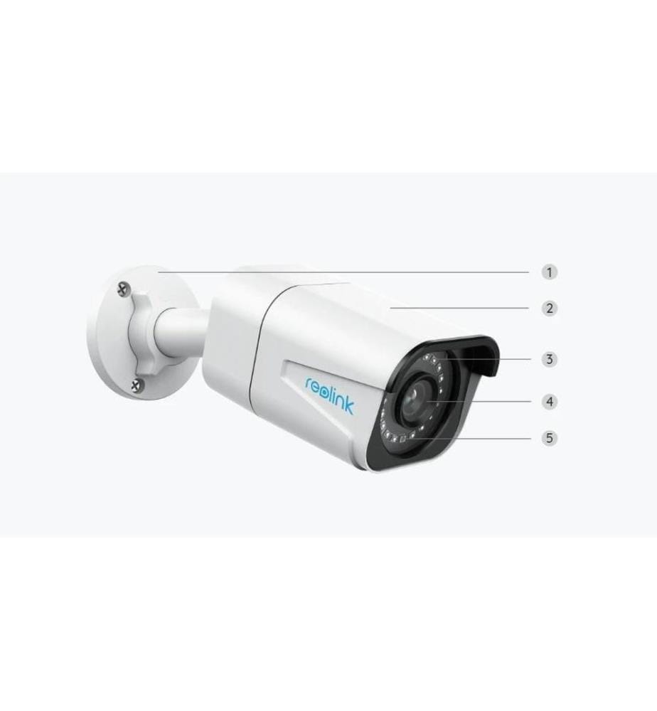 REOLINK - Kits de surveillance NVS16-8MB8 4K PoE avec 8 caméras et 4TB