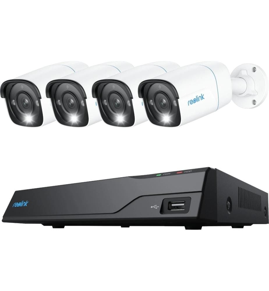 REOLINK - Kits de surveillance NVS8-8 MB4 Bullet, y compris disque dur de 2TB
