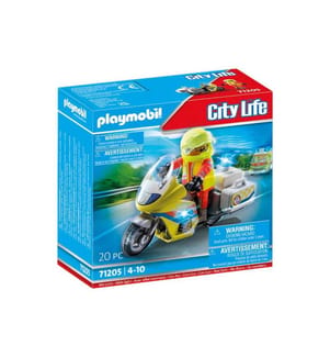 Medico d'urgenza con moto ed effetto luce - 71205