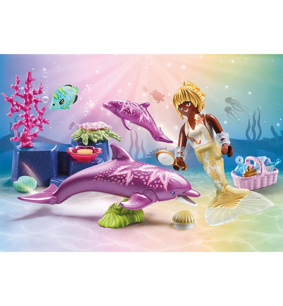 Sirena con delfini - 71501