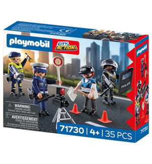 Set aus 4 Polizeiberufen