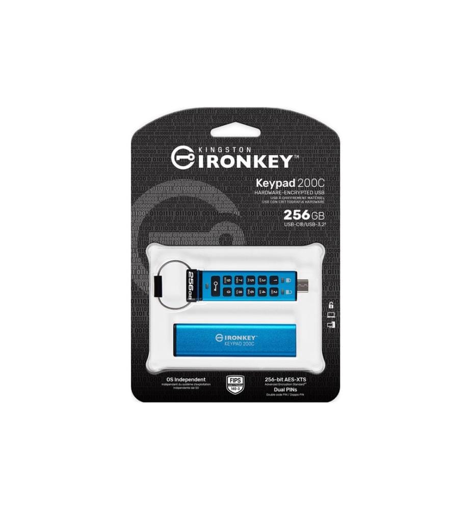 KINGSTON - USB-Stick IronKey Keypad 200C 256 GB