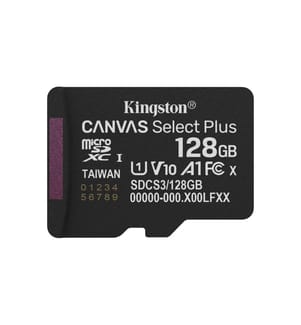 KINGSTON - microSDXC-Karte Canvas Select Plus Gen3 128 GB