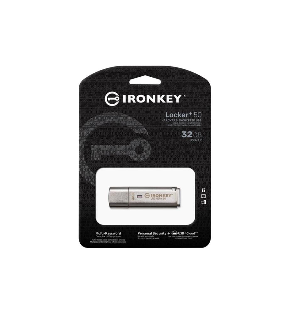 KINGSTON - USB-Stick IronKey Locker+ 50 32 GB
