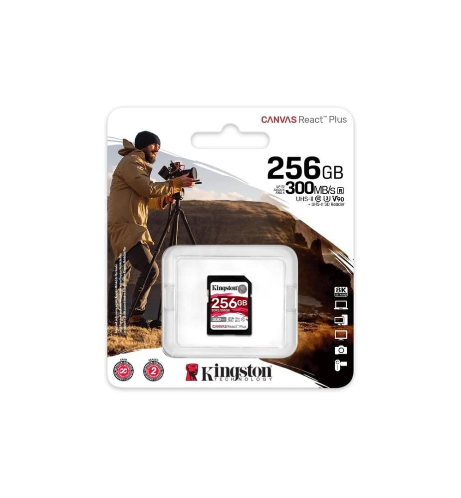 KINGSTON - SDXC-Karte Canvas React Plus 256 GB