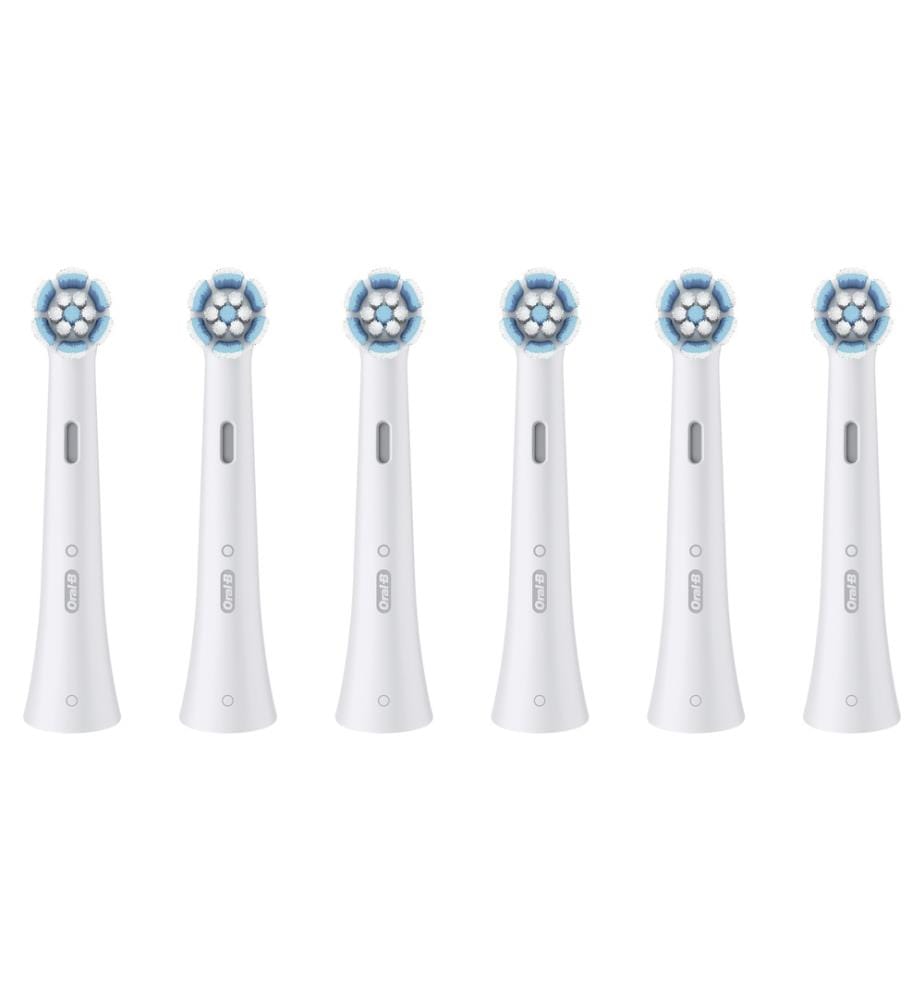Set mit 6 Oral-B iO Aufsteckbürsten Sanfte Reinigung - Weiss