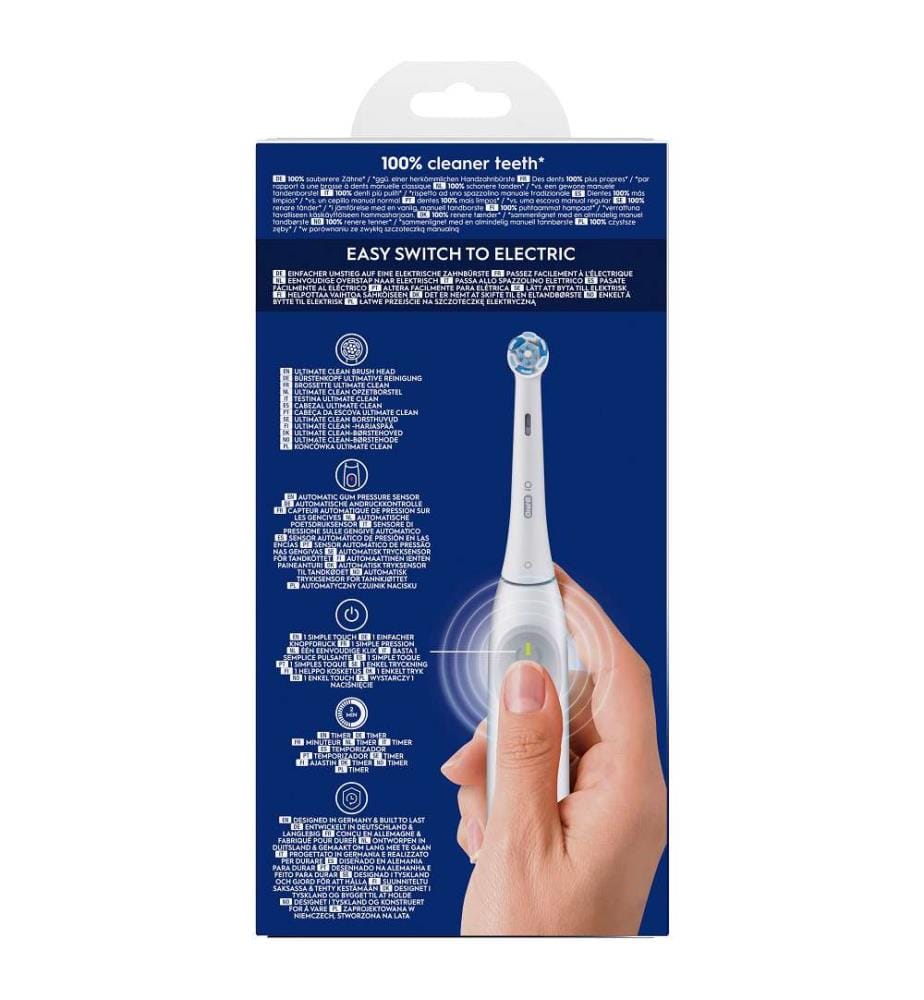 iO Easy Clean Simple electric toothbrush - White
