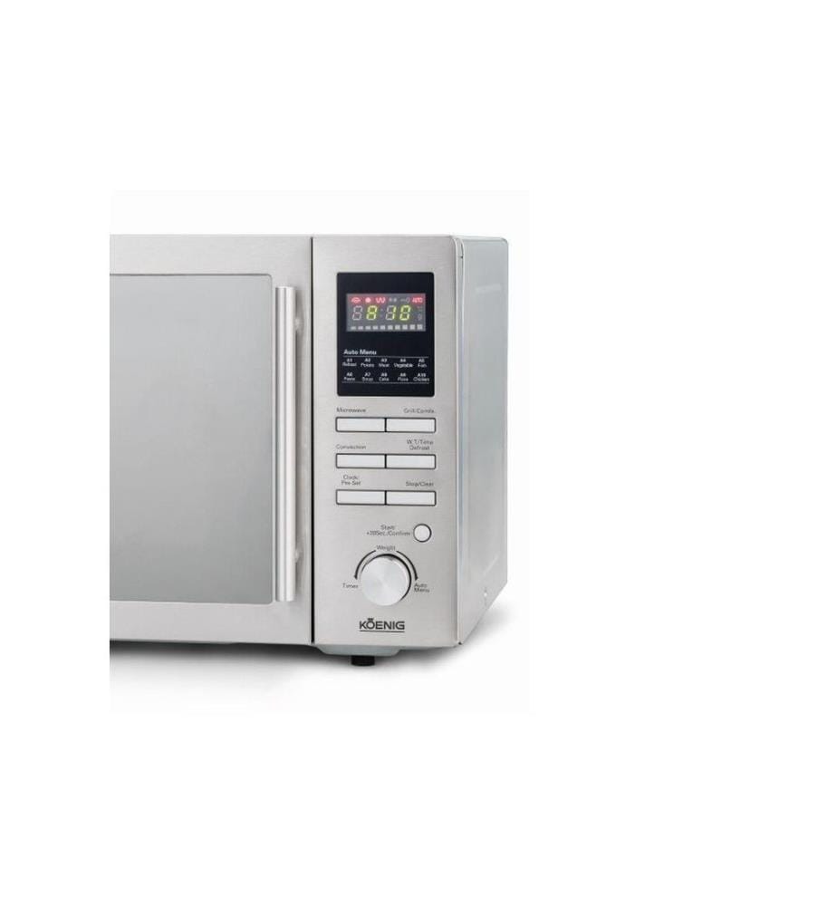 Koenig - Four à micro-ondes grill 3-in-1 Argenté