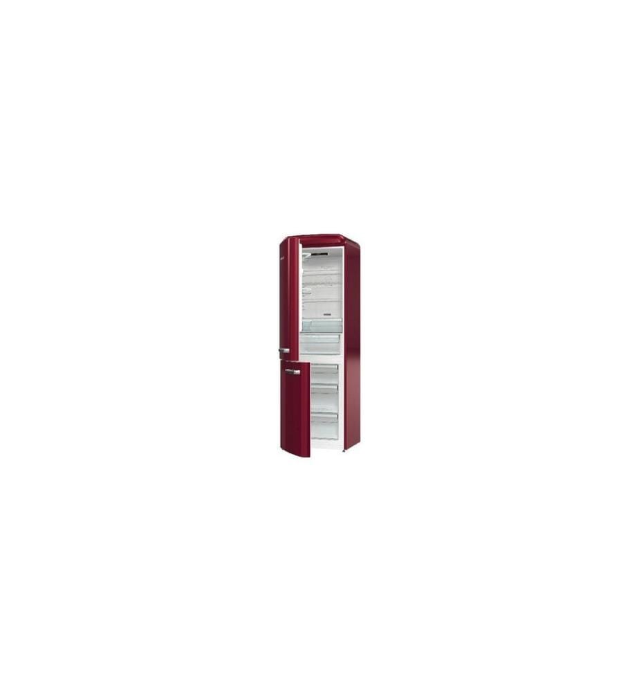 Gorenje - Kühl-Gefrierkombination ONRK619DR Rot, Links