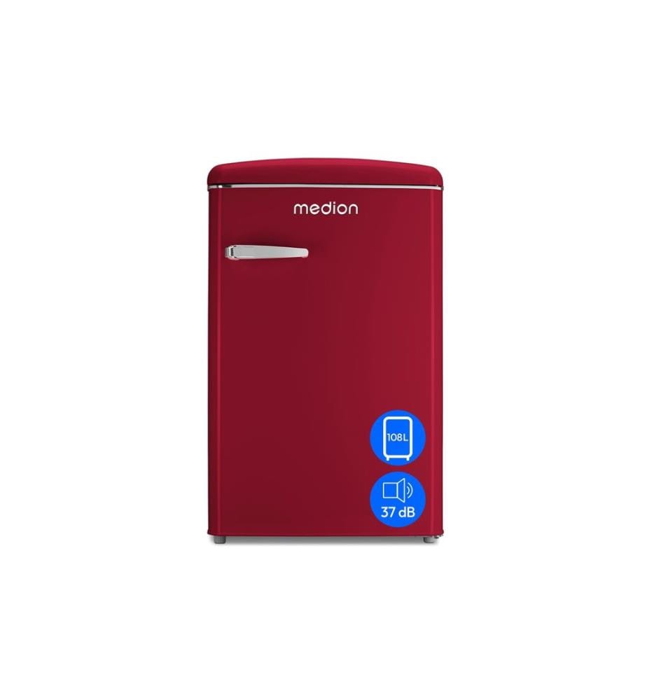 MEDION - Réfrigérateur Life Retro MD 37790 Rouge