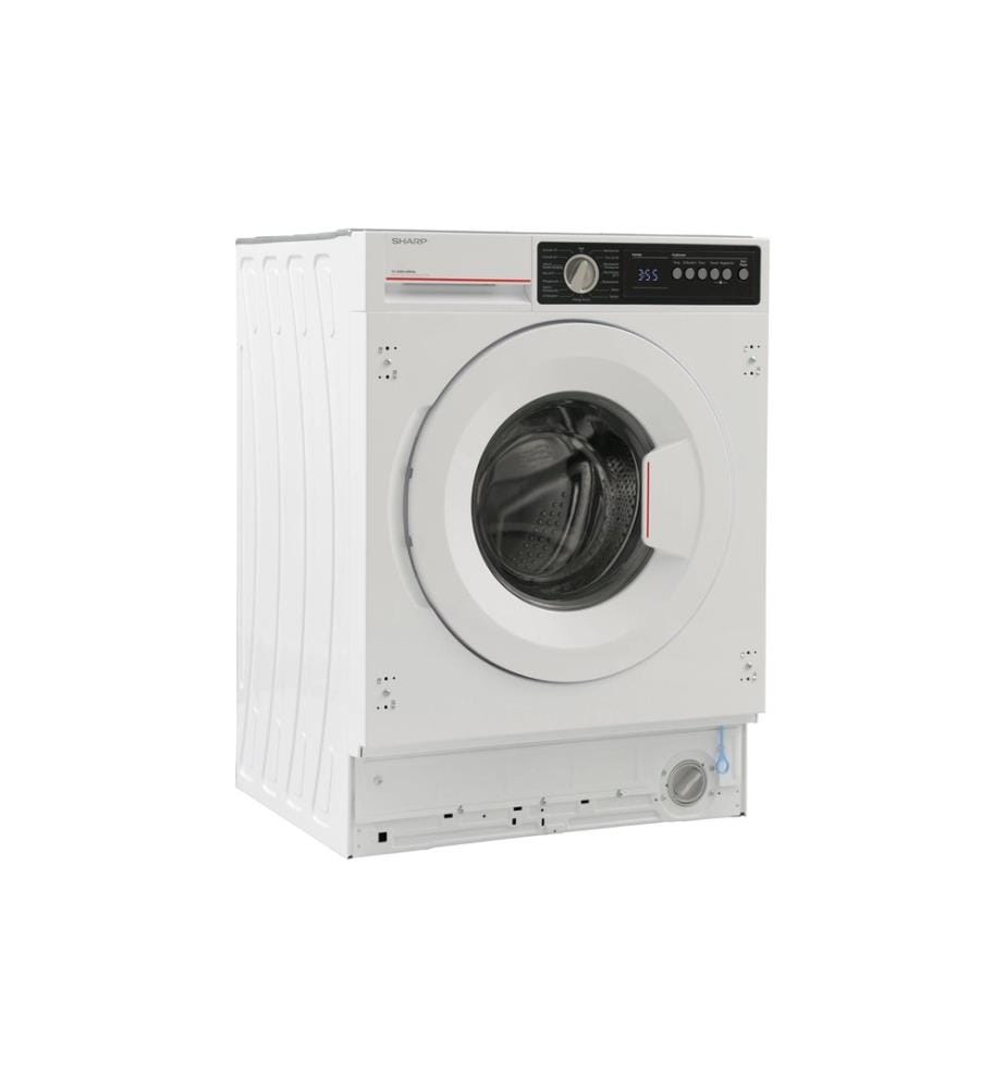 SHARP - Lave-linge encastrable ES-NIB814BWNA Gauche