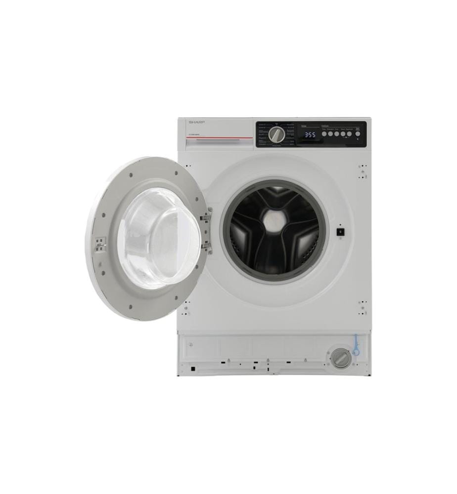 SHARP - Lave-linge encastrable ES-NIB814BWNA Gauche