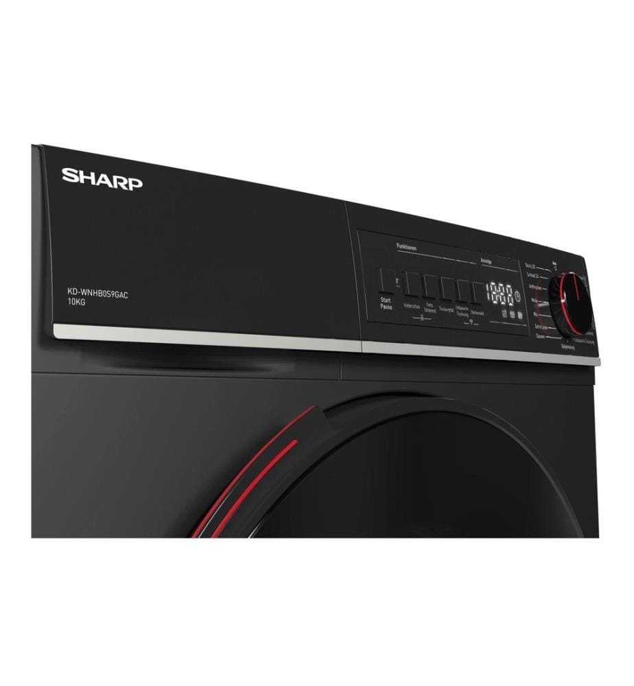 SHARP - Sèche-linge KD-WNHB0S9GAC 10 kg Gris Droite