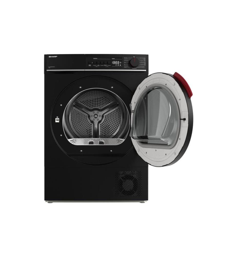 SHARP - Sèche-linge KD-WNHB0S9GMC 10 kg Noir Droite