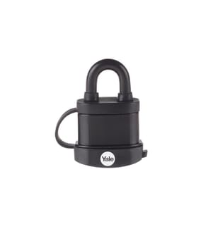 YALE - Cadenas Y220B 51/18 Résistant aux intempéries Noir Acier