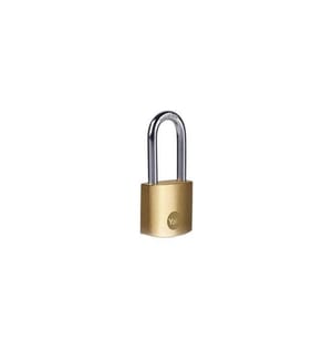 YALE - Cadenas Y110B 25/25 LB Doré Laiton/Acier