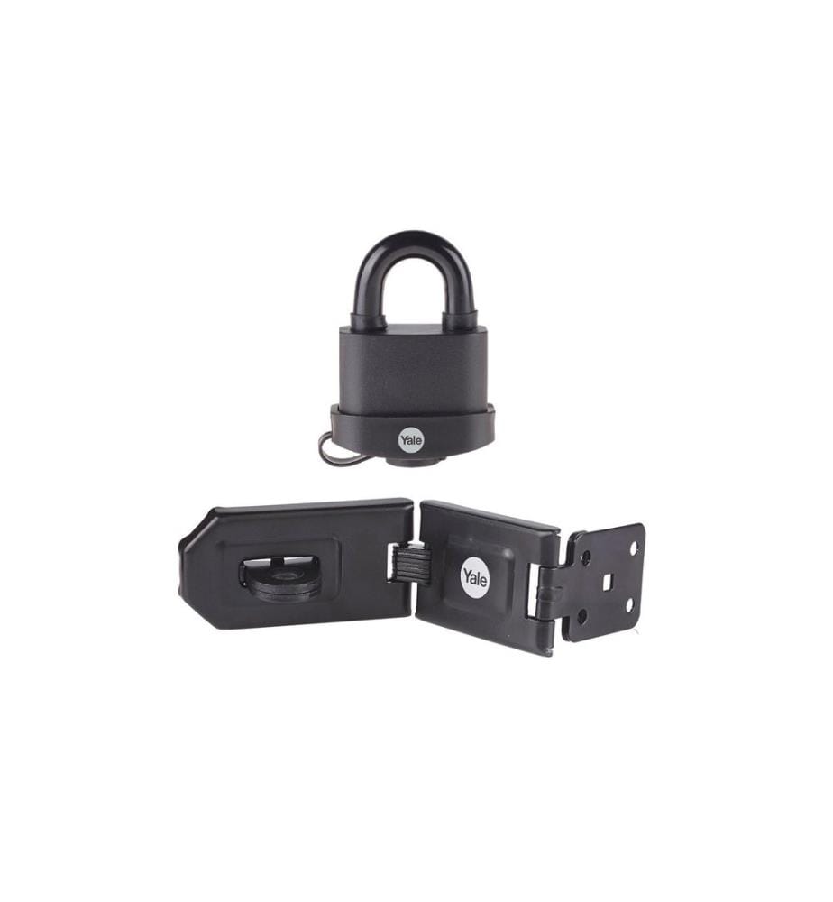 YALE - Cadenas Y220B/51/118/HSP Set Noir Acier