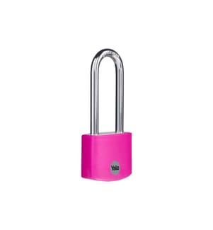 YALE - Cadenas YE3B 38/56 Rose Aluminium/Acier