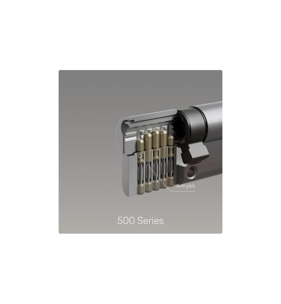 YALE - Demi-cylindre 500 plus, 10/30, nickel sat. Standard Security