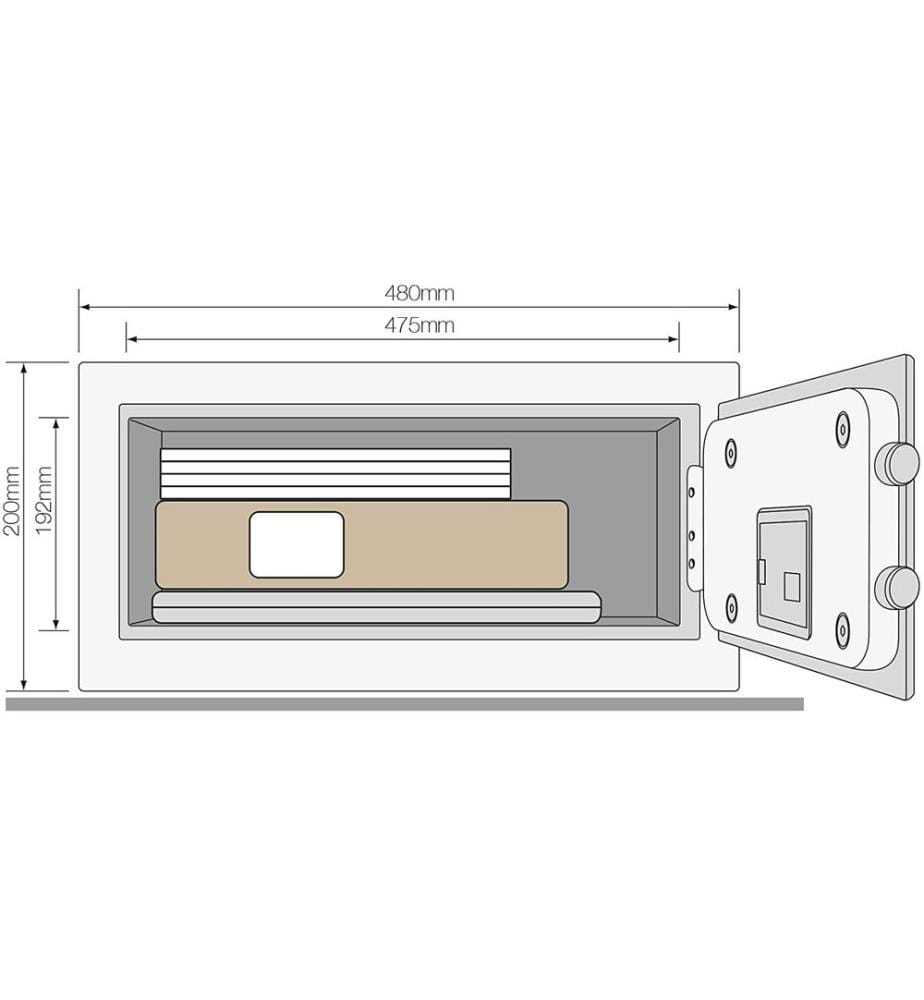 YALE - Coffre-fort Laptop