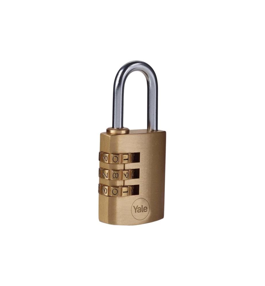YALE - Serrure à combinaison Y150B 30/25 Laiton/Acier