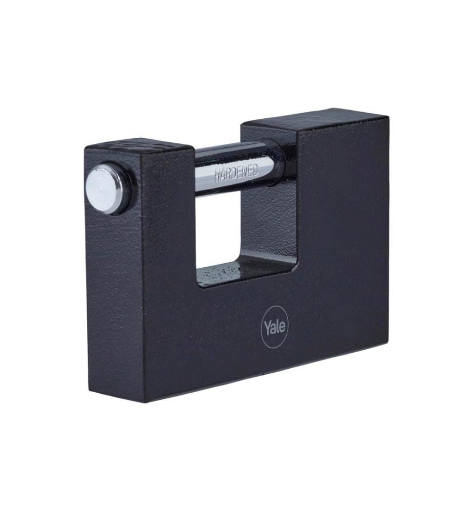 YALE - Cadenas Y113BL 90/19 Noir Fonte/Acier