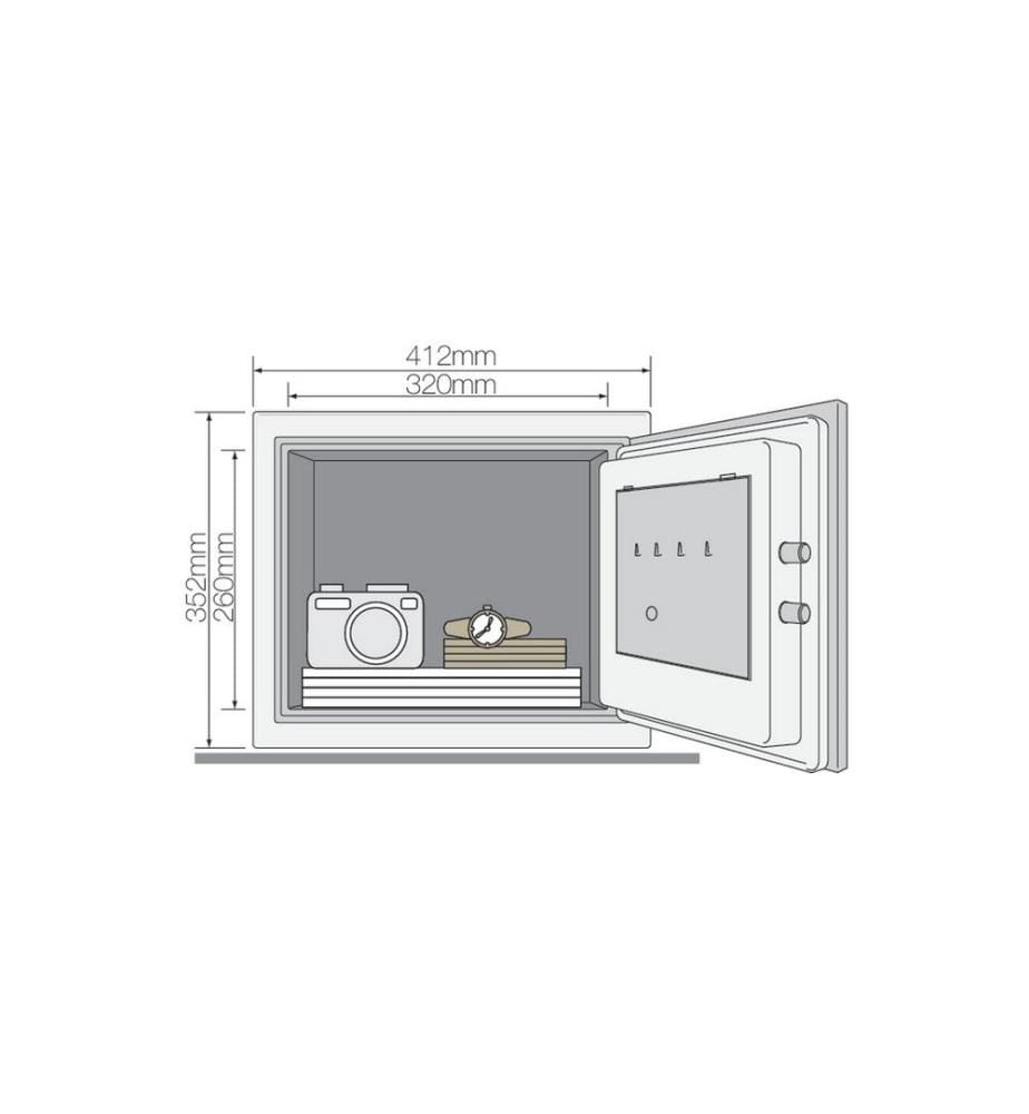 YALE - Coffre-fort S, 19 l