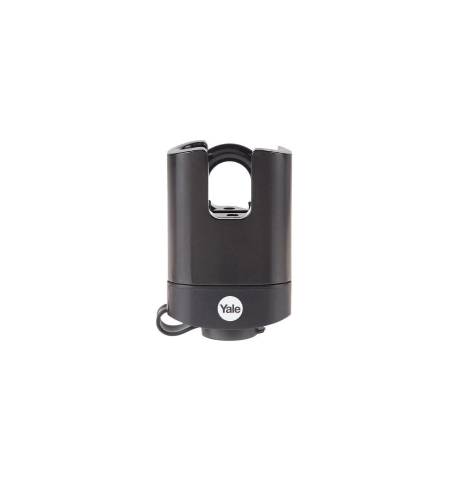 YALE - Cadenas Y221B 52/25 Résistant aux intempéries Noir Acier