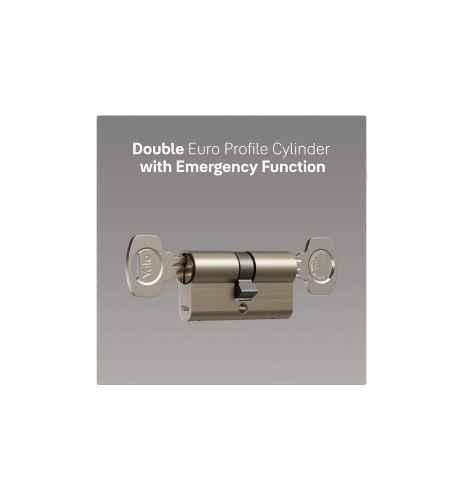 YALE - Cylindre double 620, NGF, 35/35, nickel sat. High Security