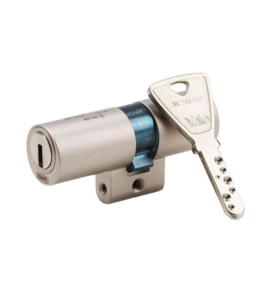 YALE - Cylindre double CH, fonction Prio, 57.5/37.5 Profil rond de 22 mm