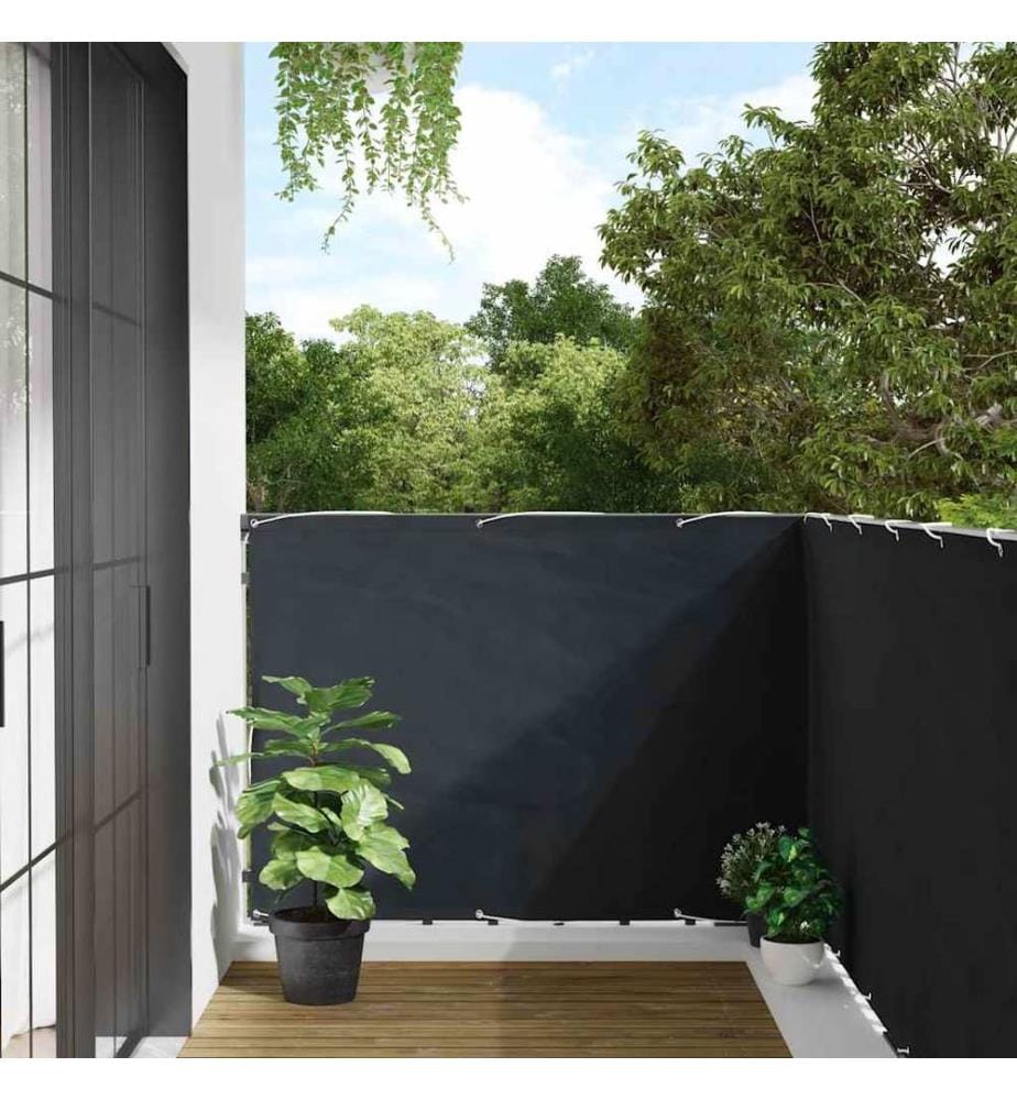 Balkon-Sichtschutz Anthrazit 120x600 cm Oxford-Gewebe