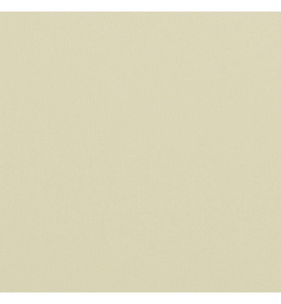 Balkon-Sichtschutz Creme 75x300 cm Oxford-Gewebe