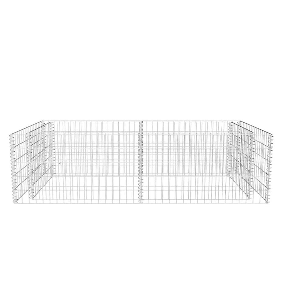 Pflanzkübel Steinkorb 180×90×50 cm