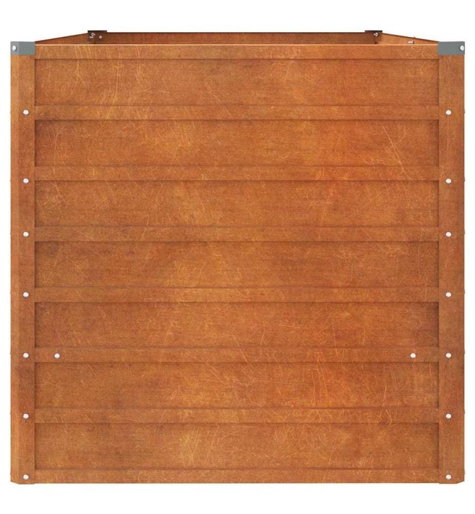 Hochbeet Rostig 160x80x77 cm Cortenstahl