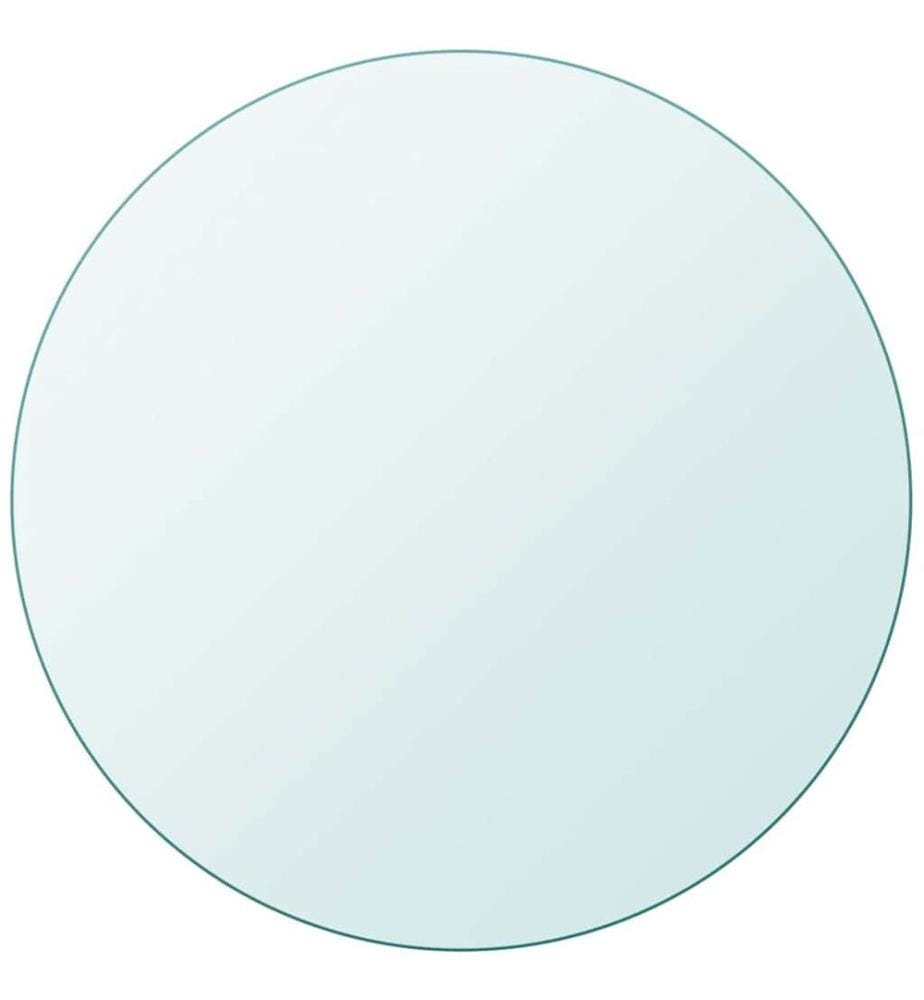 Dessus de table ronde en verre trempé 500 mm