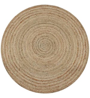 Tapis Jute tressé 120 cm rond
