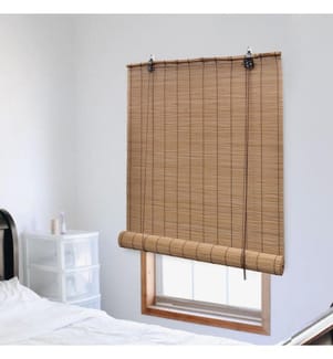 Bambusrollo 140x220 cm Braun