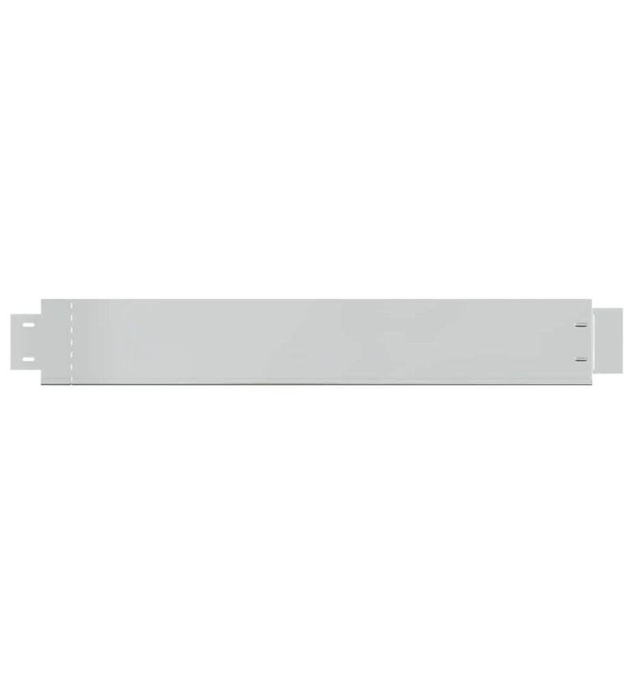 Clôture de pelouse flexible 20 pcs Acier galvanisé 100x14 cm