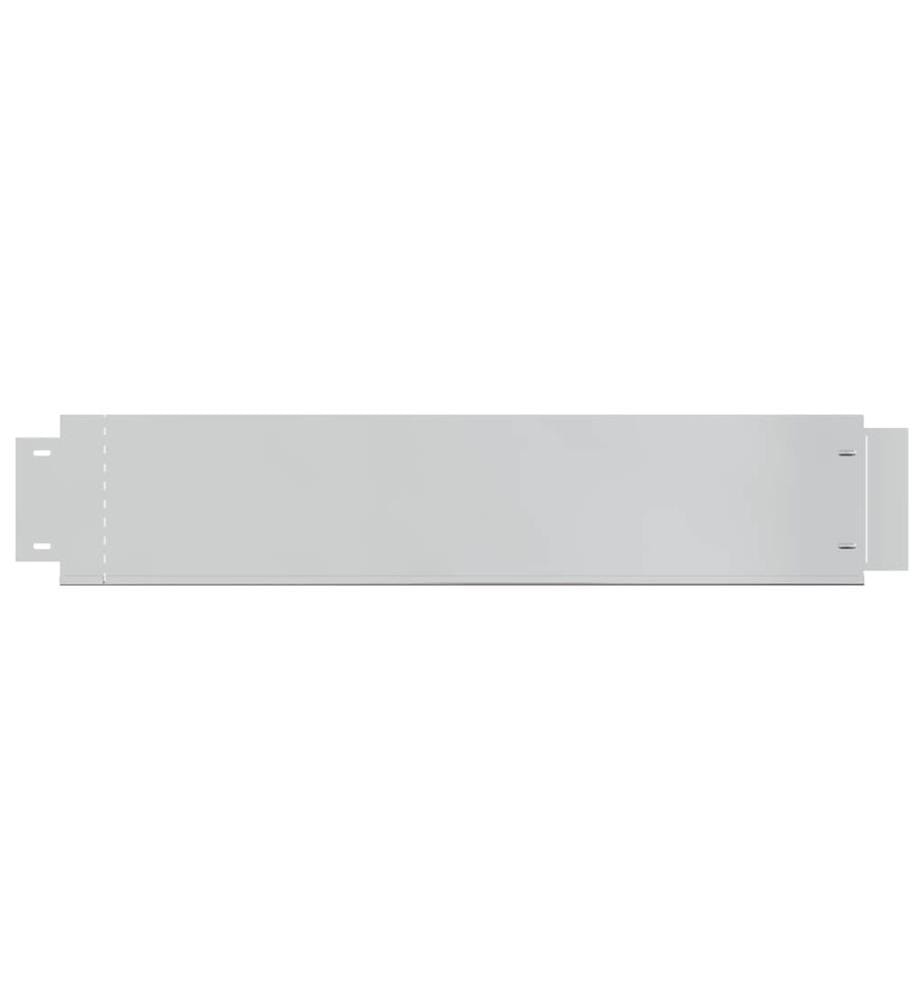 Clôture de pelouse 10 pcs Acier galvanisé 100x20 cm